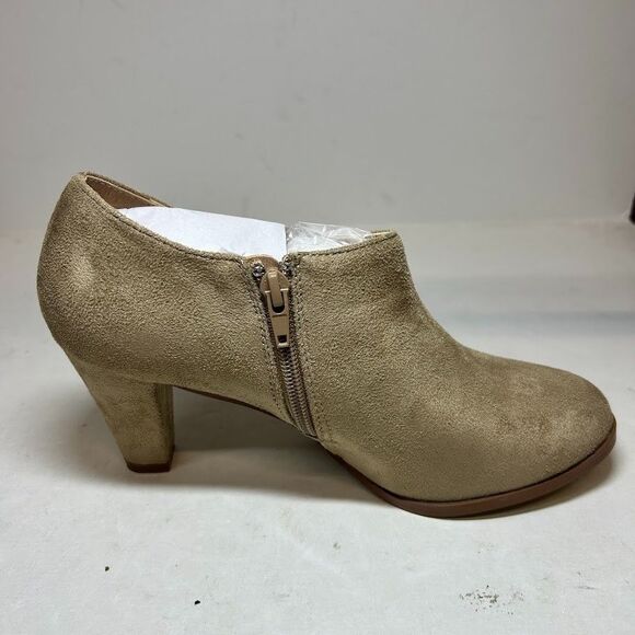 Journee Collection Womens 8 M Taupe Sanzi Zip Up Ankle Booties NIB KX0 - Picture 6 of 6